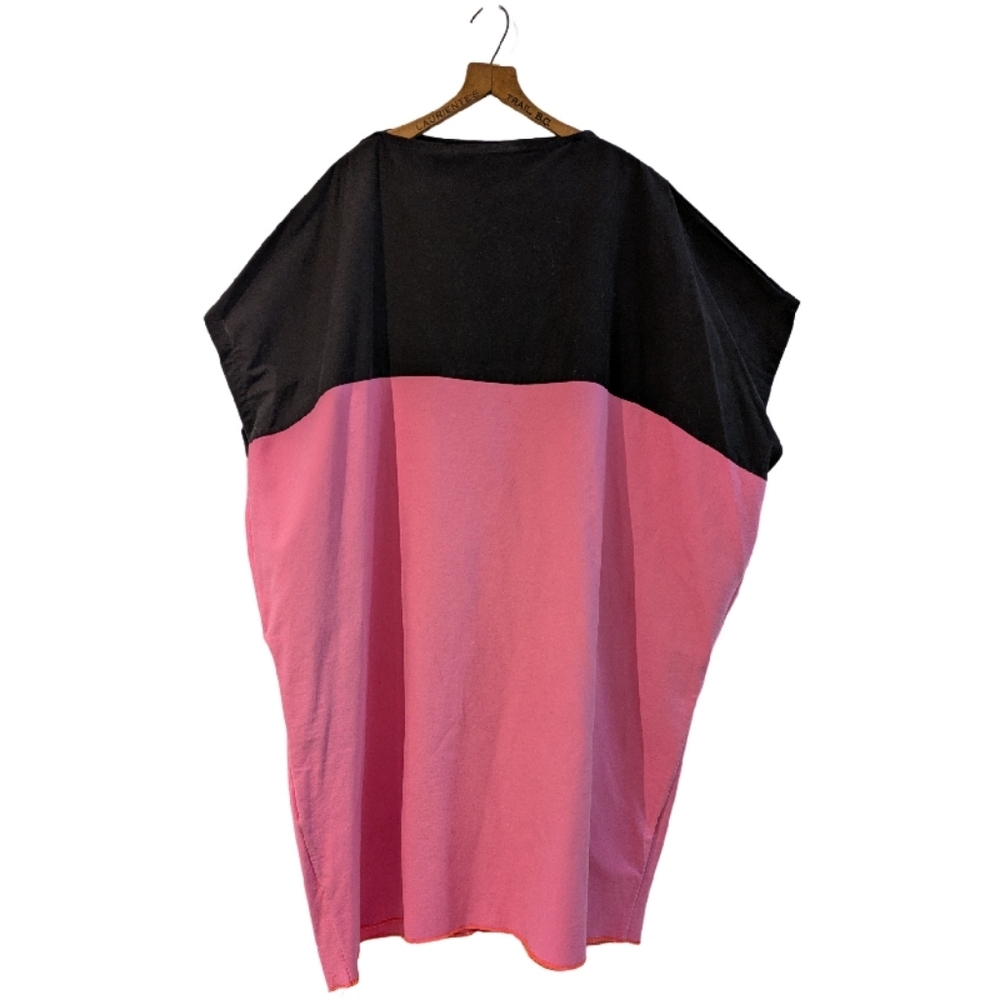 Hello Darling Nati Dress | Black & Bright Pink